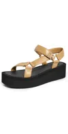 Tory Burch Mellow Platform Sandal In Nude
