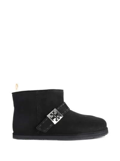 Tory Burch Mellow Shearling Ankle Boot In Black
