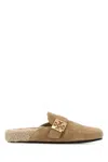 Tory Burch Mules Mellow In Shearling Color Taupe