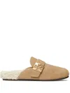 Tory Burch Mules Mellow In Shearling Color Taupe In Neutrals