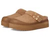 Tory Burch Mellow Shearling Platform Mule In Brown
