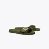 Tory Burch Mellow Slide In Green