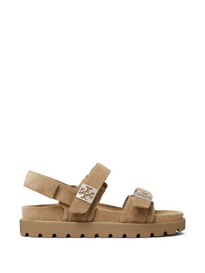 Tory Burch Mellow Sport Suede Sandals In Brown