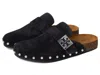 Tory Burch Mellow Stud Mule In Black