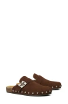 Tory Burch Mellow Stud Mule In Brown