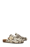Tory Burch Mellow Stud Mule In Cow Print Calf Hair/ Gold