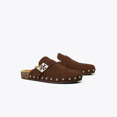 Tory Burch Mellow Studded Mule In Brown