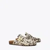 Tory Burch Mellow Studded Mule In Cow Print/gold