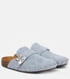 Tory Burch Mellow Studded Mule In Blue