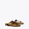 Tory Burch Mellow Thong Sandal In Brown