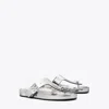Tory Burch Mellow Thong Sandal In Argento