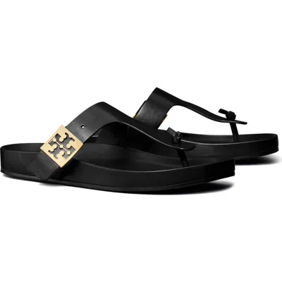 Tory Burch Mellow Thong Sandal In Black