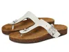 Tory Burch Mellow T-strap Sandal In White