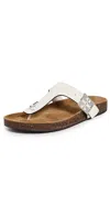 Tory Burch Mellow T-strap Sandal In Silver
