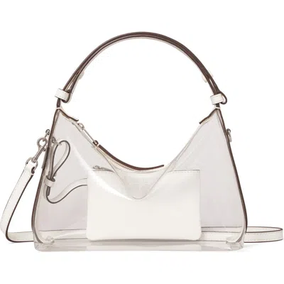 Tory Burch Mellow Clear Shoulder Bag In Transparent