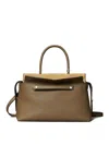 Tory Burch Mercer Tote Bag In Brown