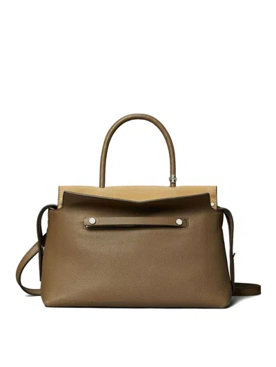 Tory Burch Mercer Tote Bag In Brown