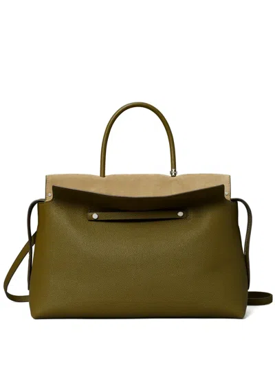 Tory Burch Mercer Tote Bag In Green