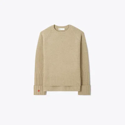 Tory Burch Merino Wool Sweater In Neutral