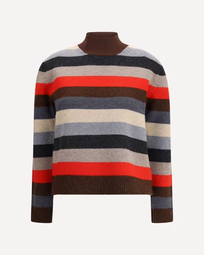 TORY BURCH MERINO WOOL TURTLENECK SWEATER