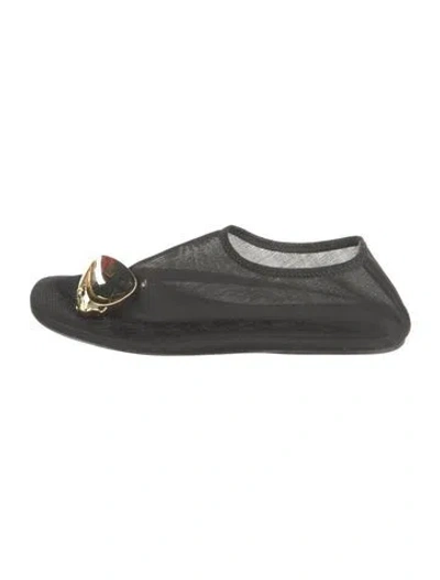 Pre-owned Tory Burch Mesh Ballet Flats In Multicolor