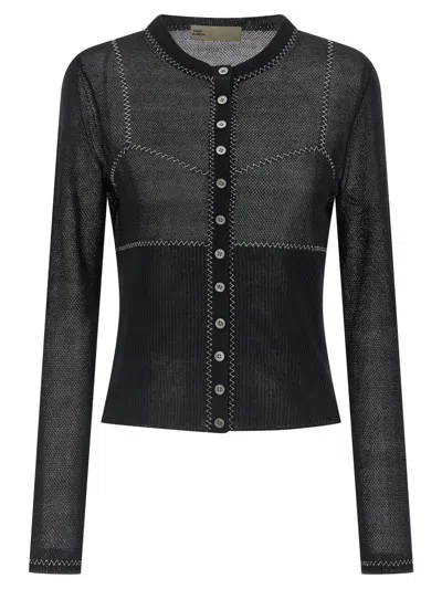 Tory Burch Mesh Cardigan