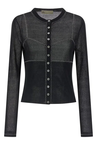TORY BURCH MESH CARDIGAN