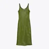 Tory Burch Mesh Midi Dress
