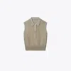 Tory Burch Mesh Polo In Nude