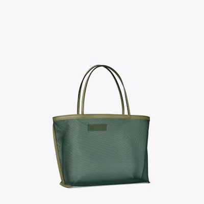 Tory Burch Mesh Tote In Green