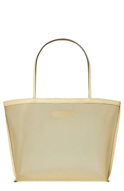Tory Burch Mesh Tote In Warm Sand