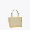 Tory Burch Mesh Tote In Warm Sand