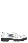 Tory Burch Metallic Medallion Classic Lug-sole Loafers