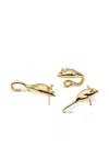 Tory Burch Mice Earrings (set Of Three) In Gold