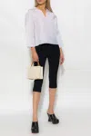 Tory Burch Mid Length Trousers In Black