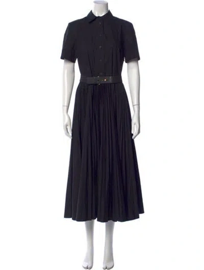 Pre-owned Tory Burch Midi Length Dress In Black