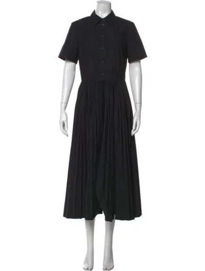 Pre-owned Tory Burch Midi Length Dress In Black