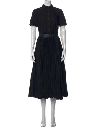 Pre-owned Tory Burch Midi Length Dress In Black