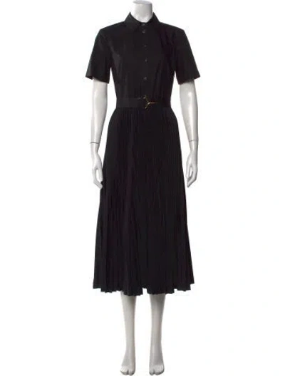 Pre-owned Tory Burch Midi Length Dress In Black
