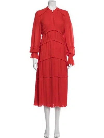 Pre-owned Tory Burch Midi Length Dress W/ Tags In Multi