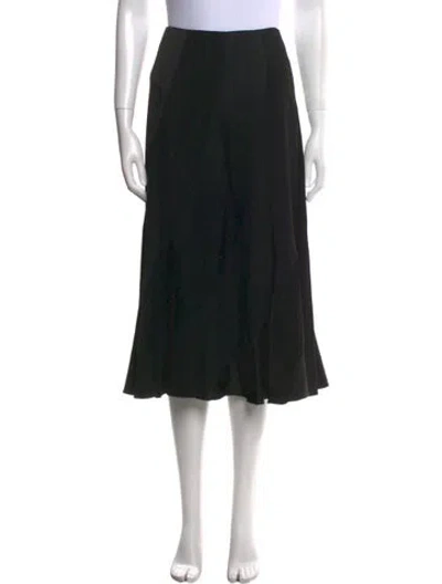 Pre-owned Tory Burch Midi Length Skirt In Black