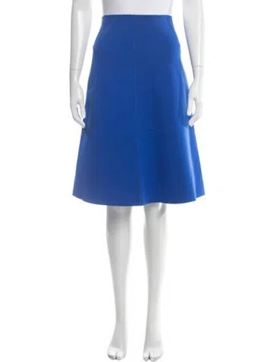 Pre-owned Tory Burch Midi Length Skirt In Blue