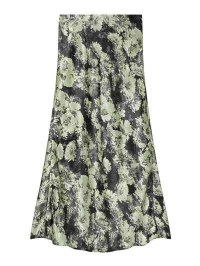 TORY BURCH FALDA SEMILARGA - VERDE