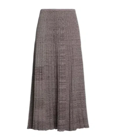 Tory Burch Midi Skirts In Gray