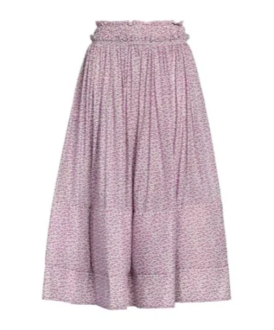 Tory Burch Midi Skirts In Pink