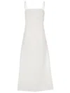 Tory Burch Woman Midi Dress Ivory Size 6 Cotton In White