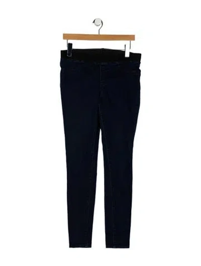 Pre-owned Tory Burch Mid-rise Skinny Leg Jeans In Blue