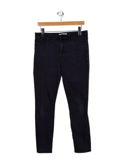 Pre-owned Tory Burch Mid-rise Skinny Leg Jeans In Blue