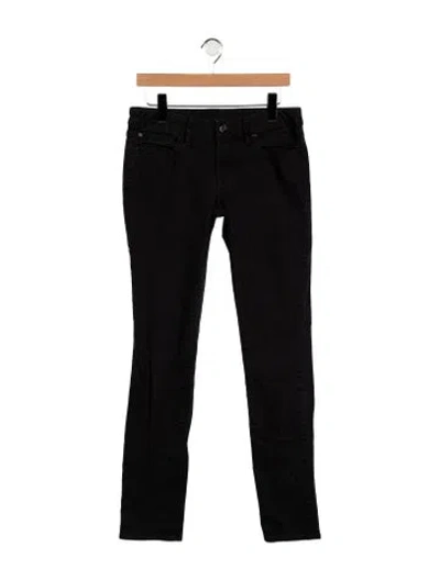 Pre-owned Tory Burch Mid-rise Skinny Leg Jeans W/ Tags In Black