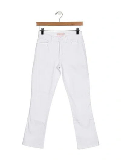 Pre-owned Tory Burch Mid-rise Straight Leg Jeans In Blue